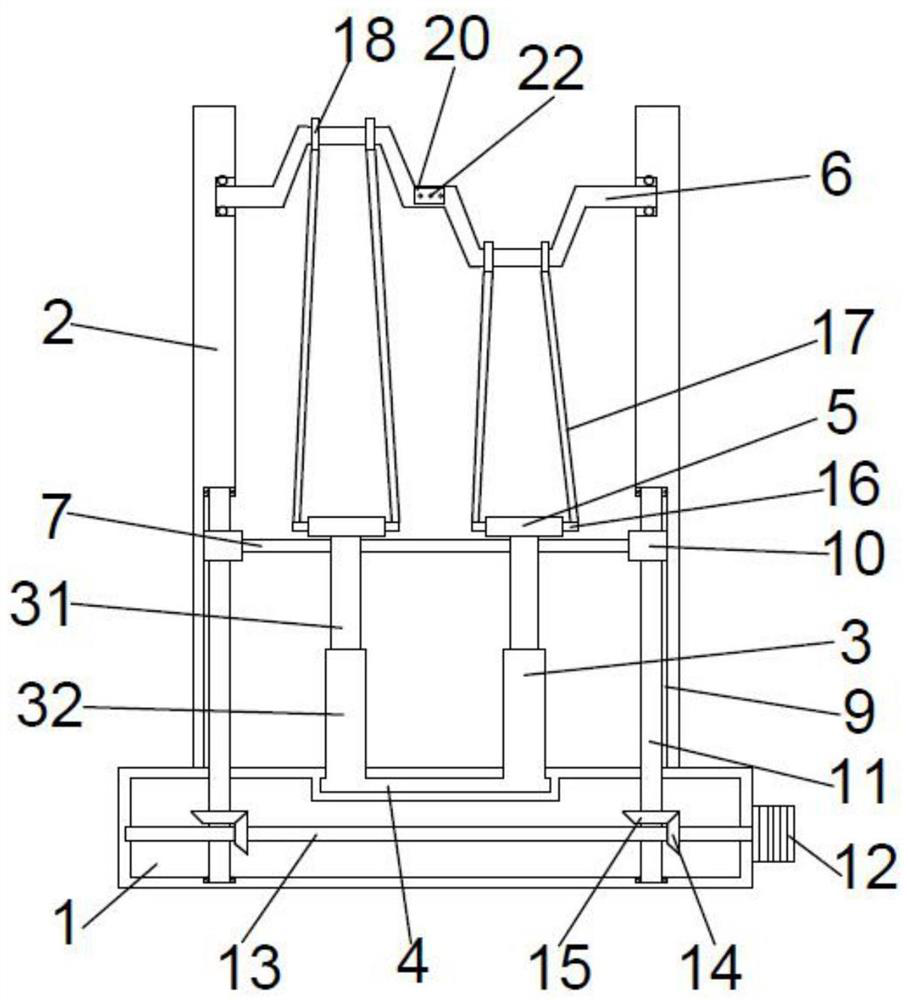 Orthopedic nursing device special for rehabilitation department and using method