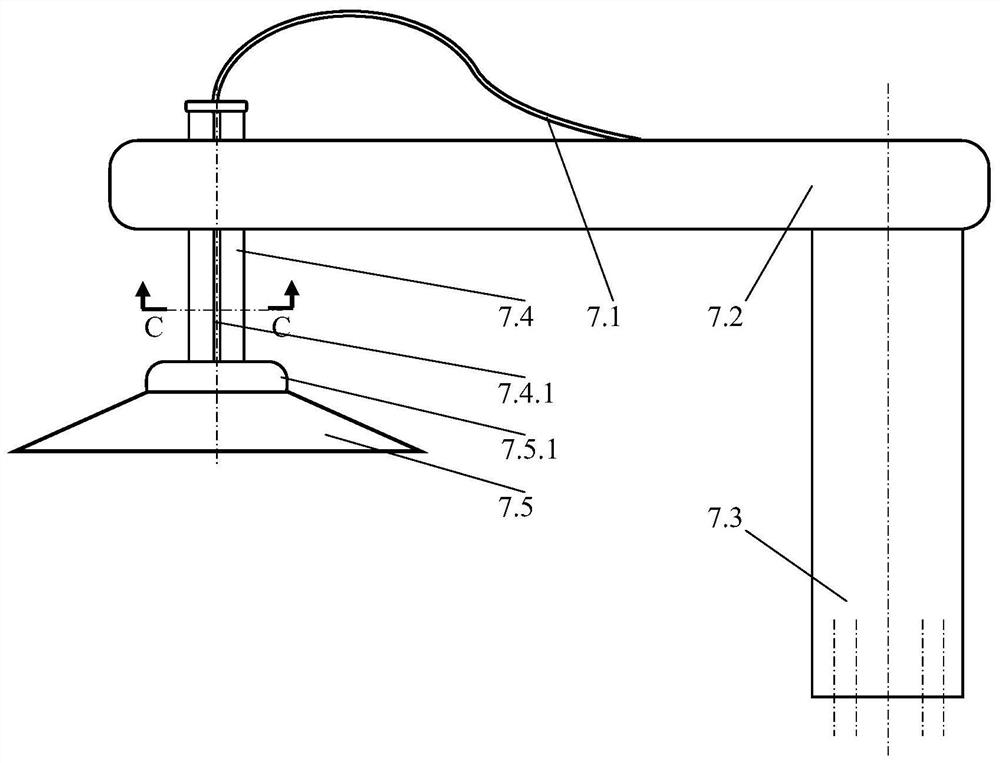 Telescopic motor of plate-shaped workpiece hemming device