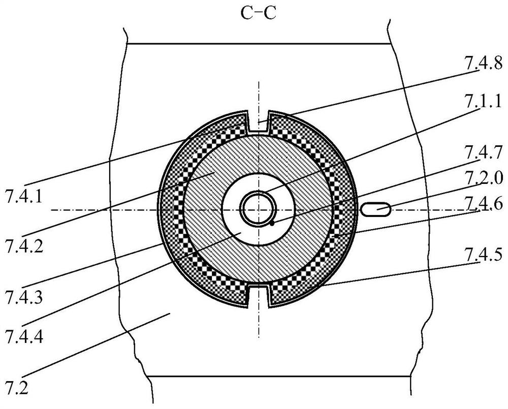 Telescopic motor of plate-shaped workpiece hemming device