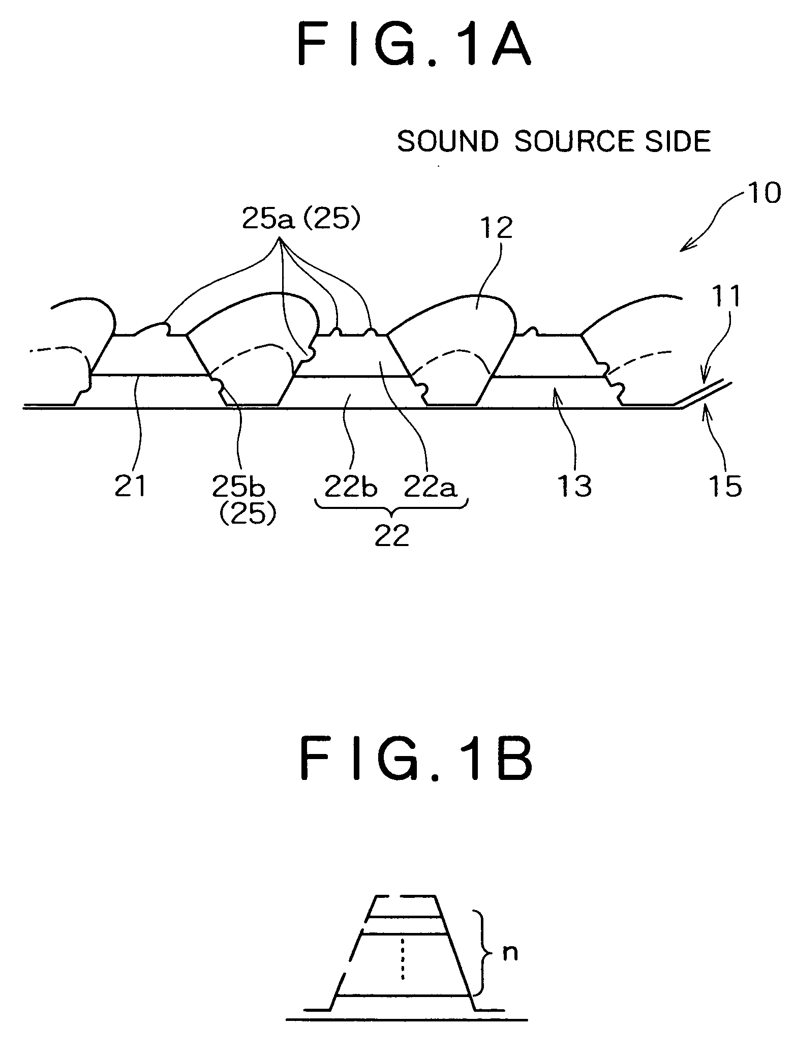 Sound-absorbing structure body