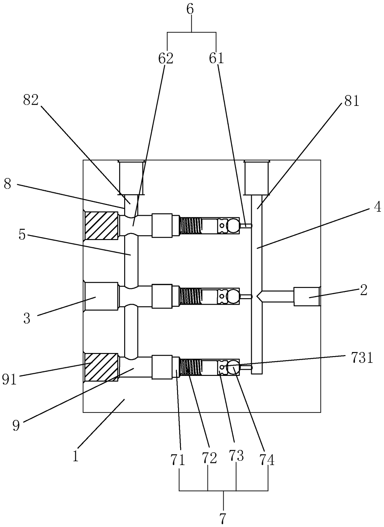 An ultra-high pressure pipeline system with a combined check valve