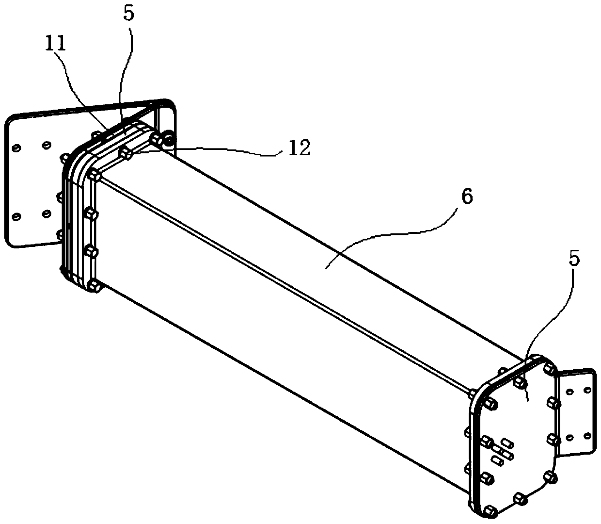 Megavolt paper film composite capacitor arm, modular high voltage pulse capacitor and designing and manufacturing method thereof