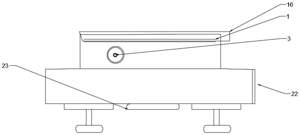 Novel mobile phone support device convenient for waterproofing and charging