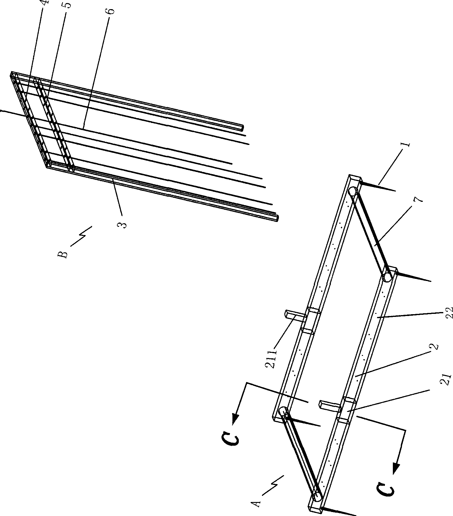 Herb sample area cover degree, sub cover degree measuring apparatus