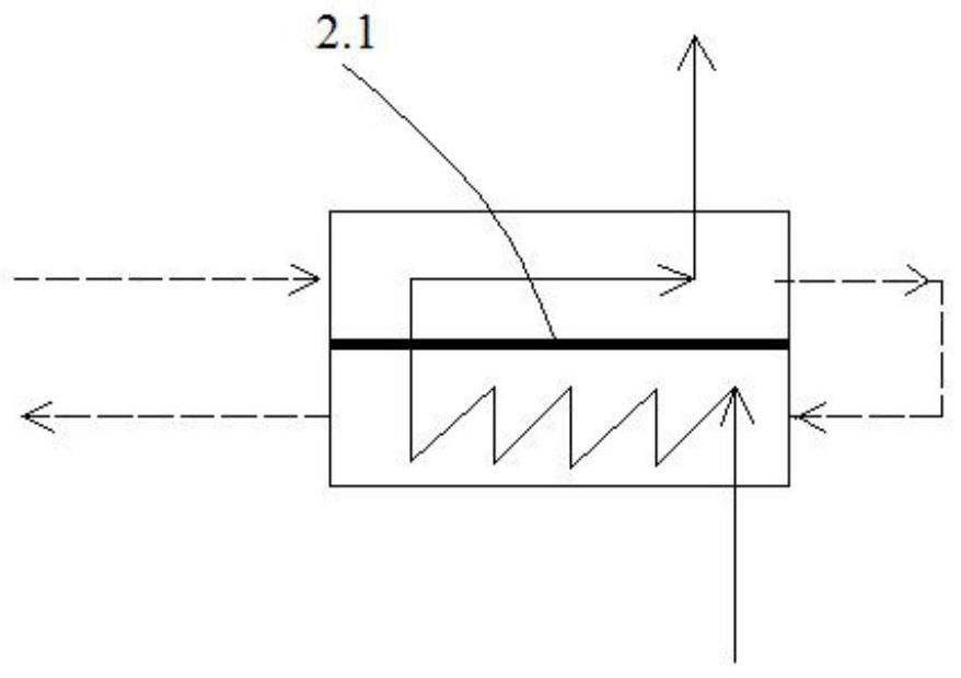 Back pressure type ORC combined heat and power generation system