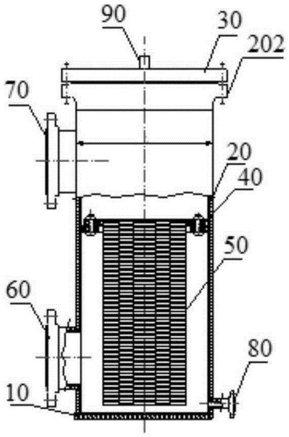 Resin trapper for nuclear power plant