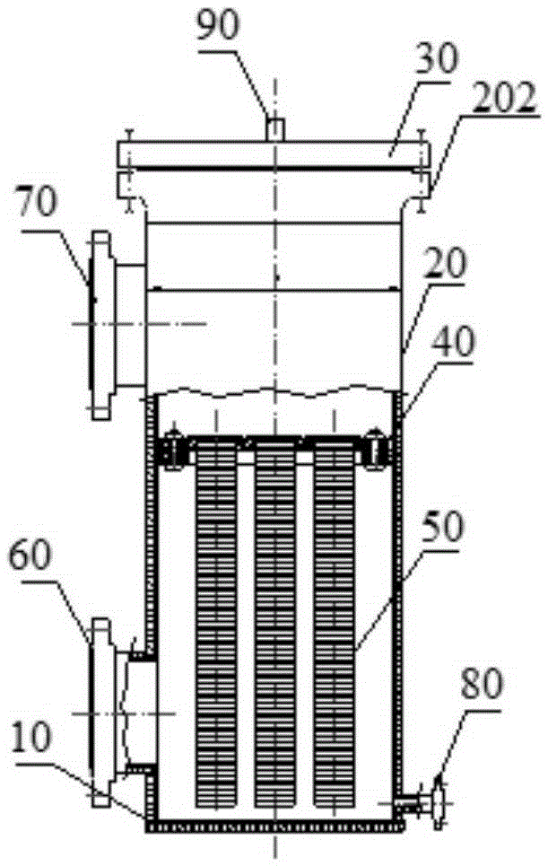 Resin trapper for nuclear power plant