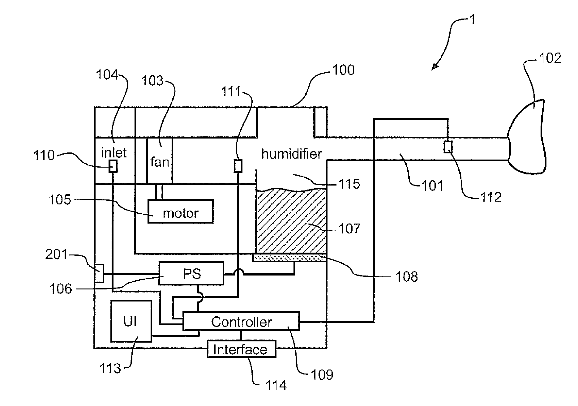 Electronic apparatus control using a breathing assistance apparatus