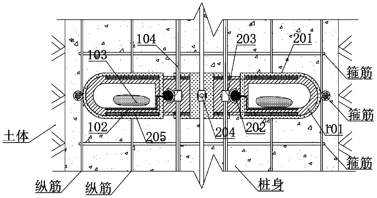 Deep seismic energy conversion and utilization device in pile foundation and operation method