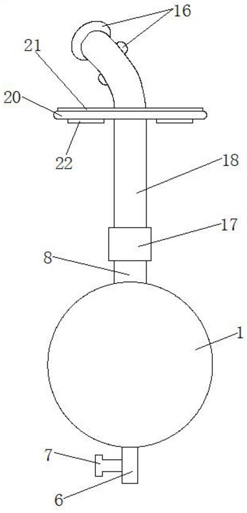 Oropharynx respiratory tract secretion suction device