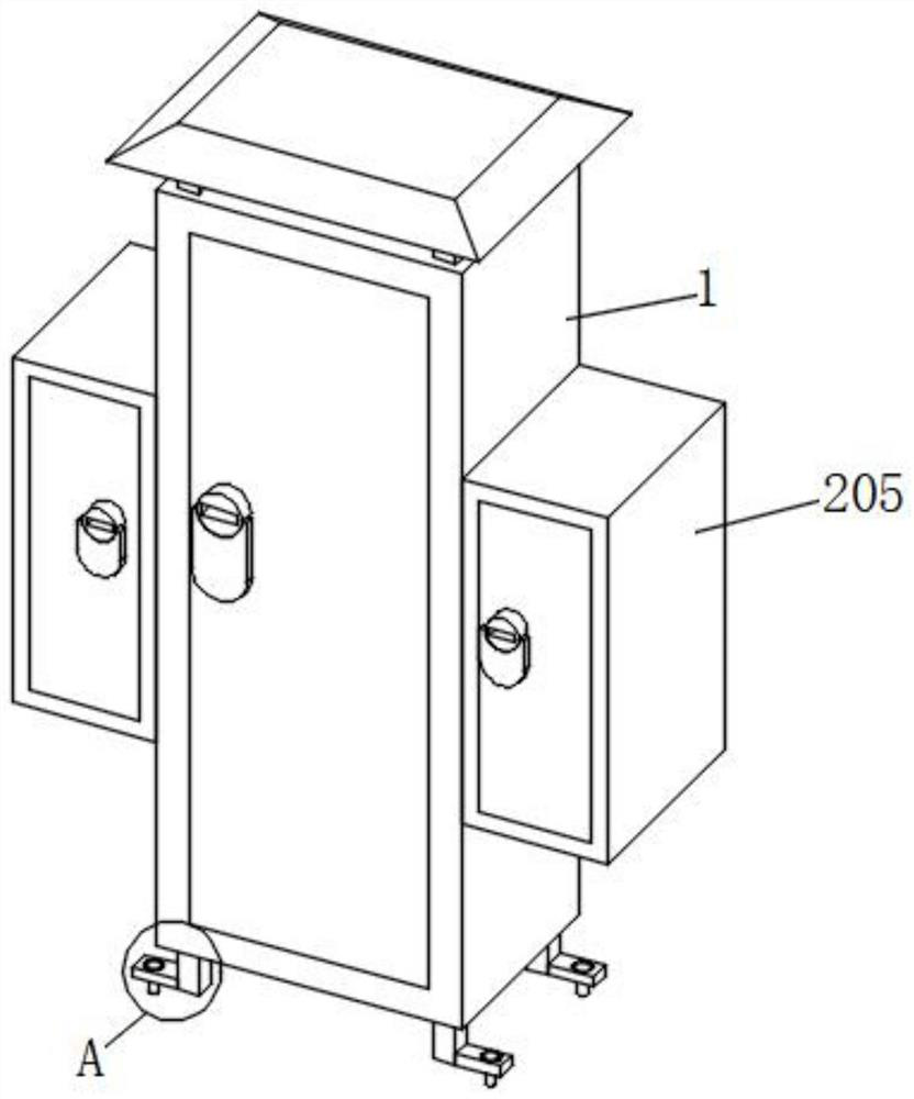 Distribution box capable of rapidly removing dust