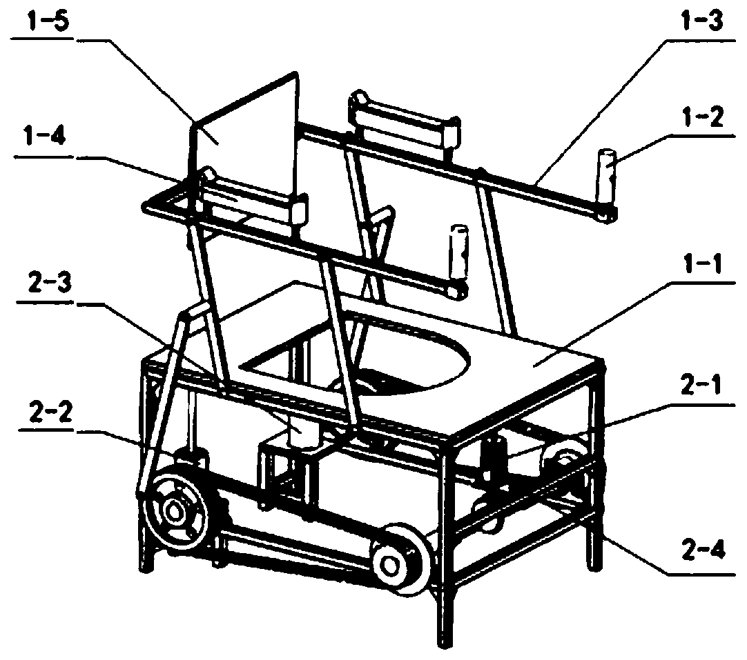 Potty chair for helping aged and control method thereof