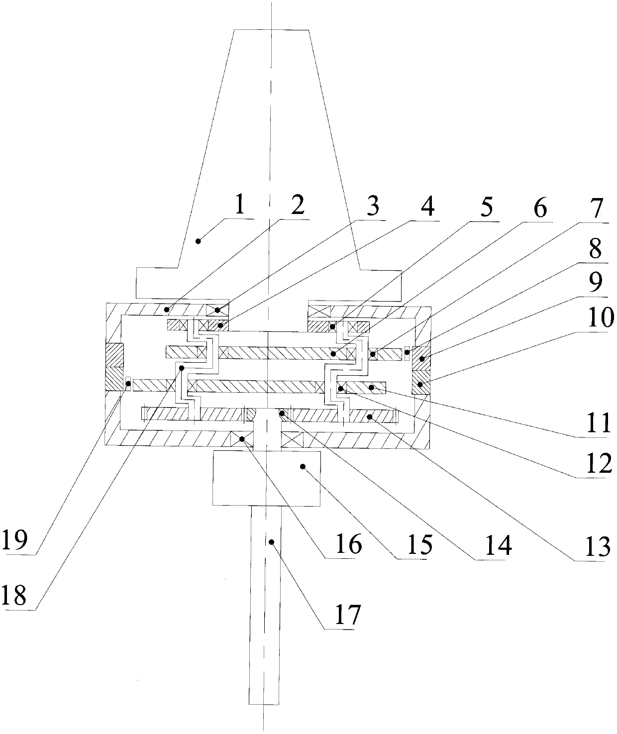 A tool system for ultra-high-speed cutting of CNC machine tools