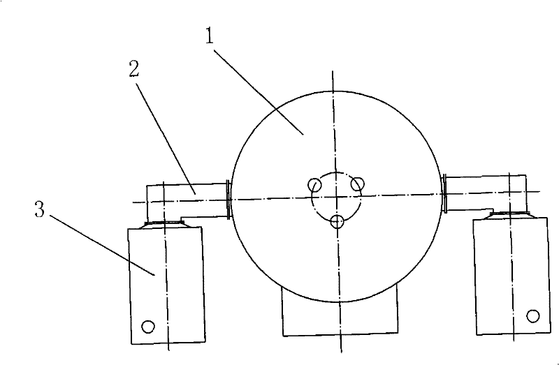 Multicenter burner gas distributer for short-process reduction zinc powder fabrication