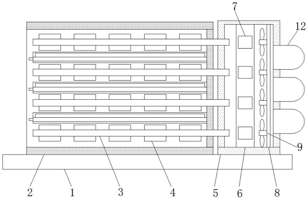 Automatic multilayer drying system for ceramic fiber boards