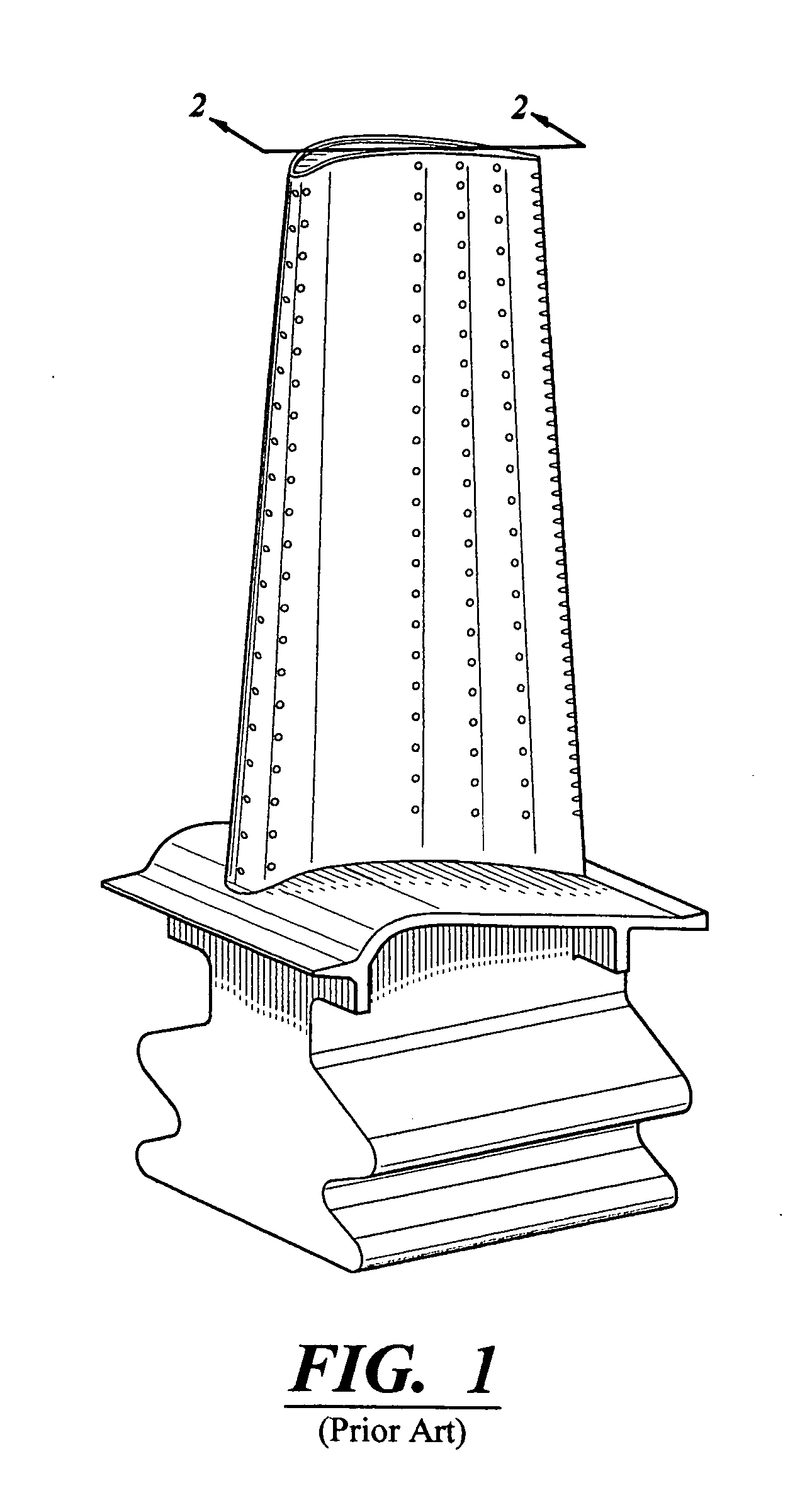 Cooling system including mini channels within a turbine blade of a turbine engine