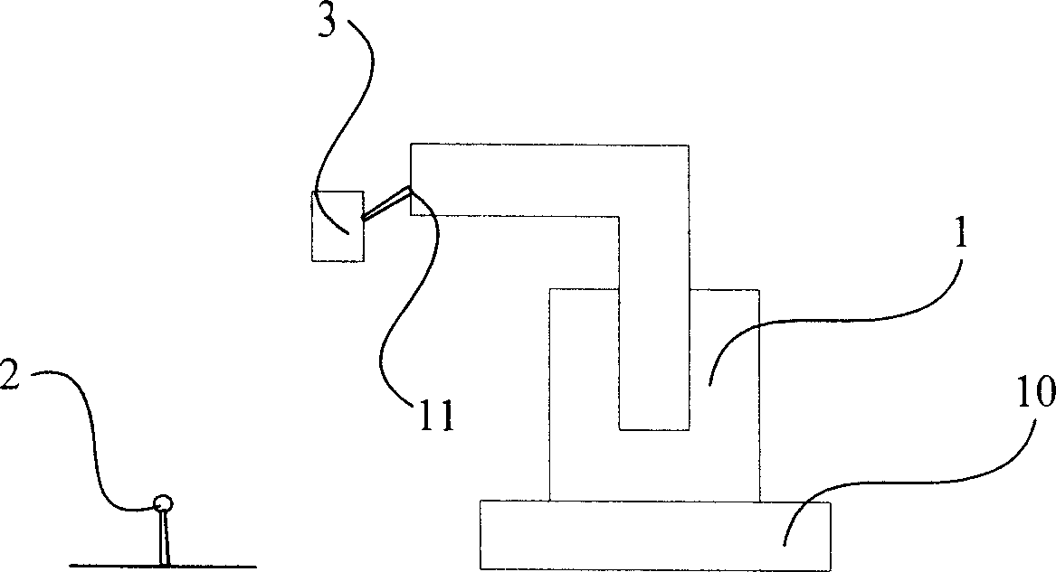 Robot tool centre point three-component calibration method based on plane measurement