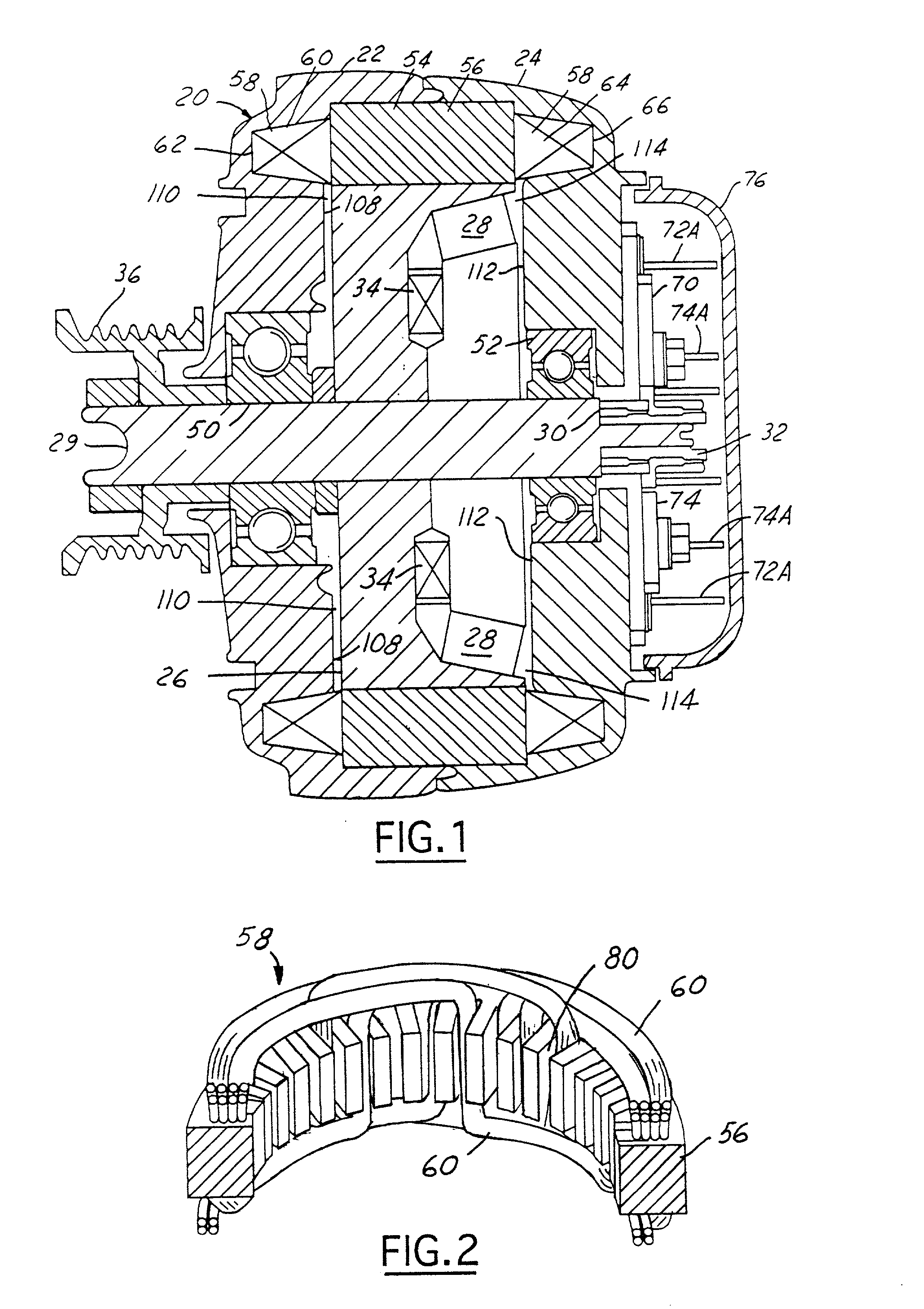 Reduced magnetic noise and current ripple automotive alternator