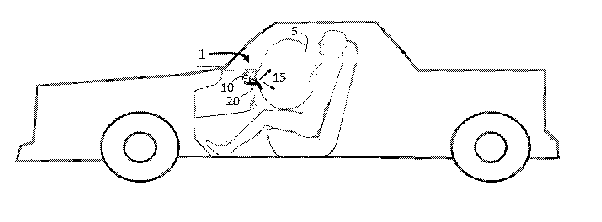 Flexible heat shield with silicone elastomer and a topcoat for inflatable safety devices