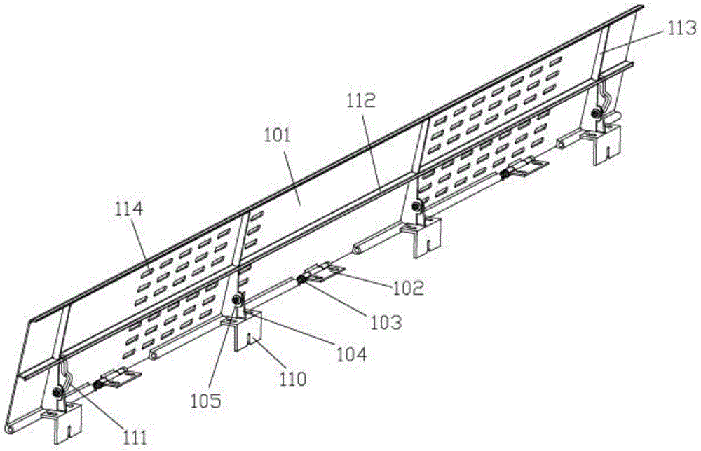 Upper apron board system on rail vehicle and rail vehicle