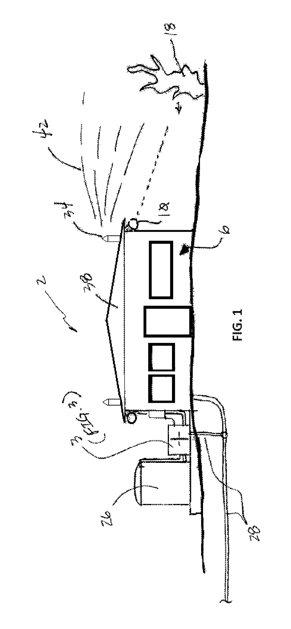 Hydro fire mitigation system