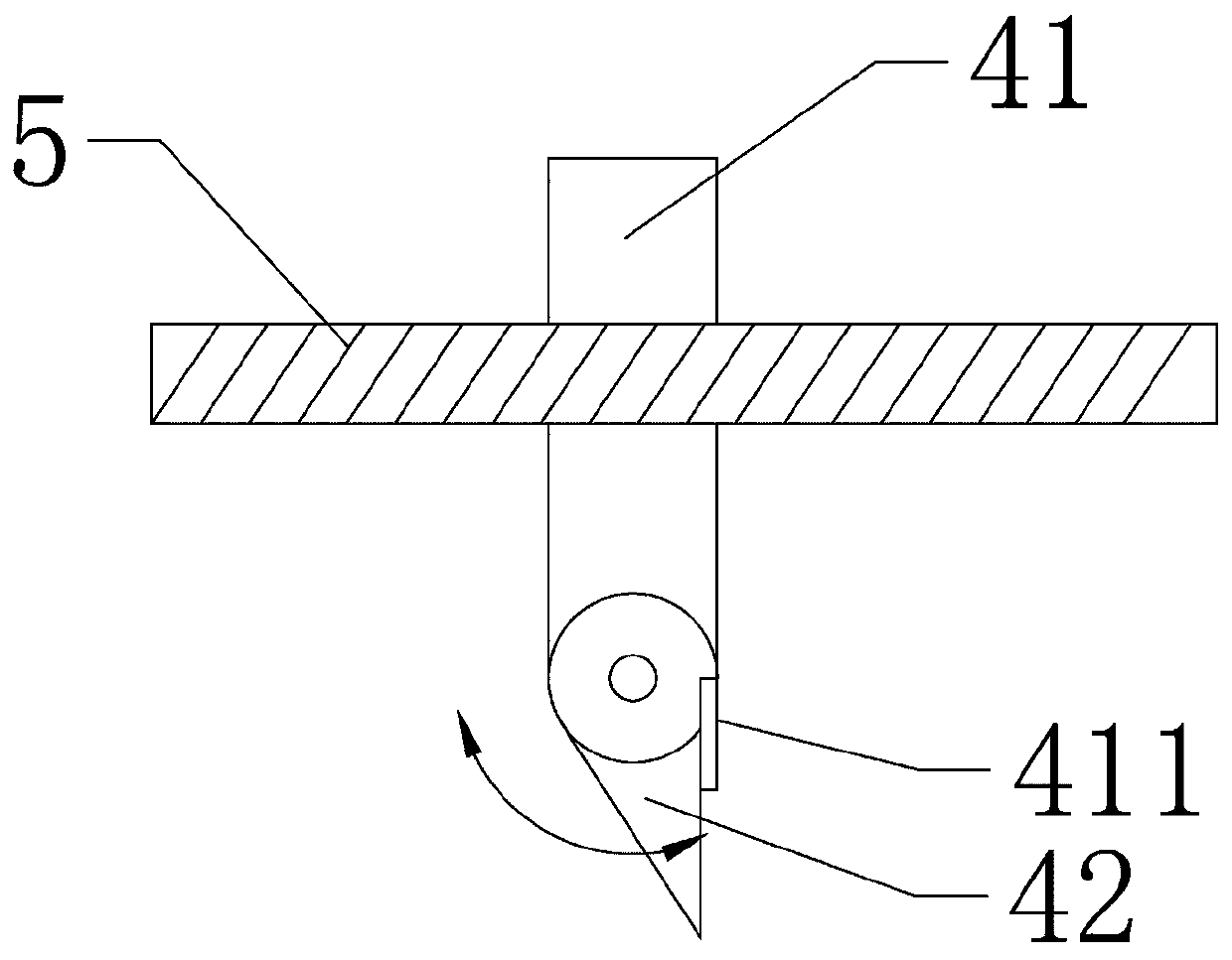 A pickling tank for steel pipe sludge collection