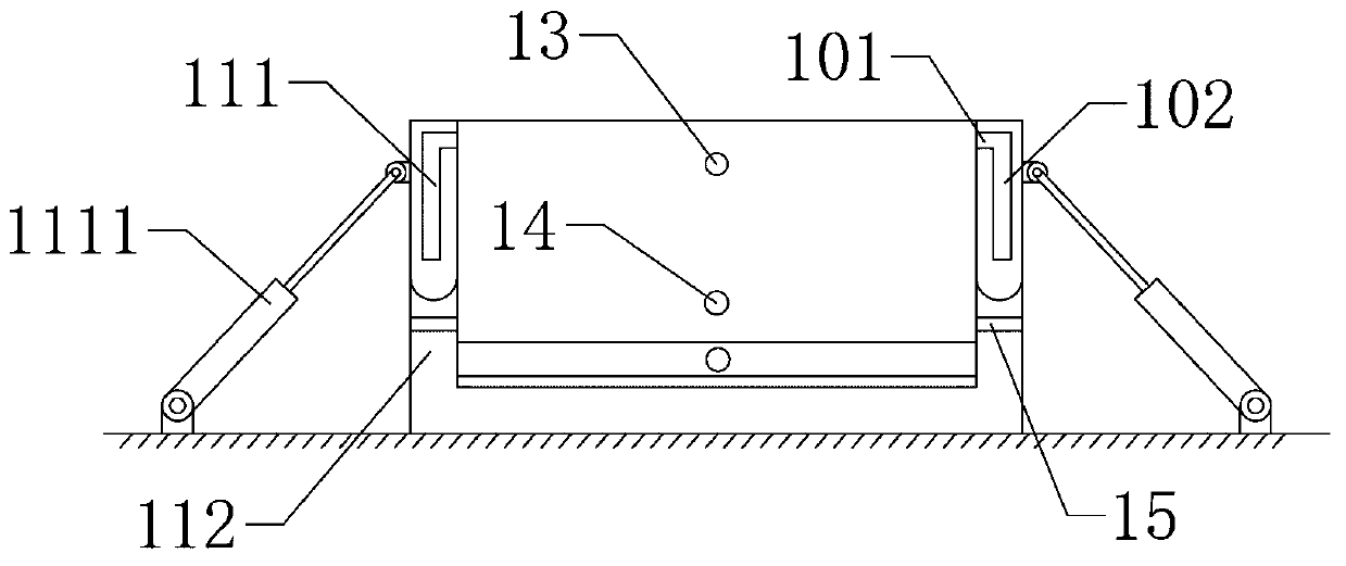 A pickling tank for steel pipe sludge collection