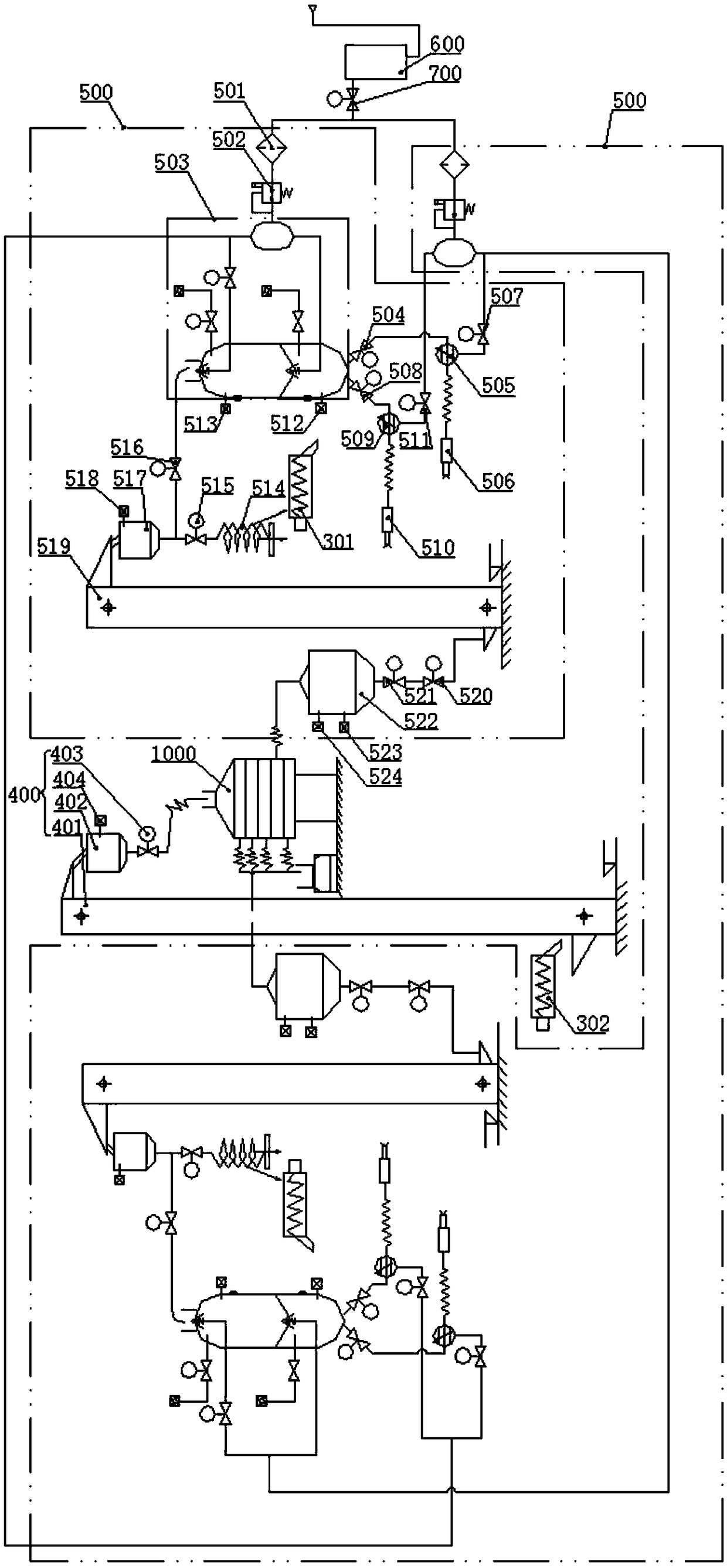 Five-axis shot blasting equipment