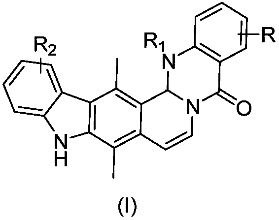 Ellipticine derivatives, drug composition, preparation method and application thereof