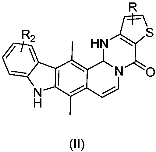 Ellipticine derivatives, drug composition, preparation method and application thereof