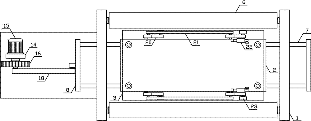 Metal sheet conveying and derusting mechanism