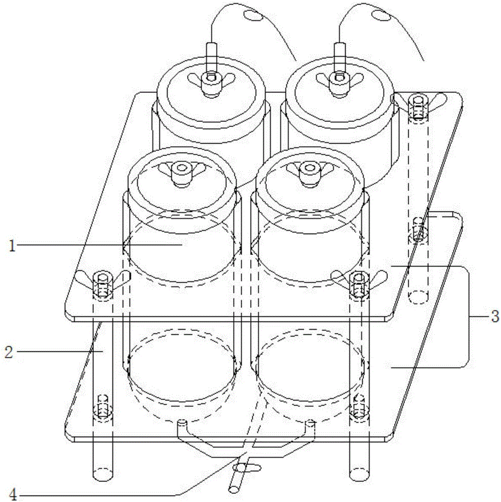 Device for maintaining stable state of on-site detected water, method and application