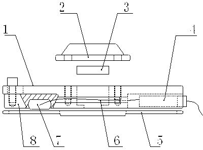 Clamping device for plant leaf surface physical parameter detection sensor