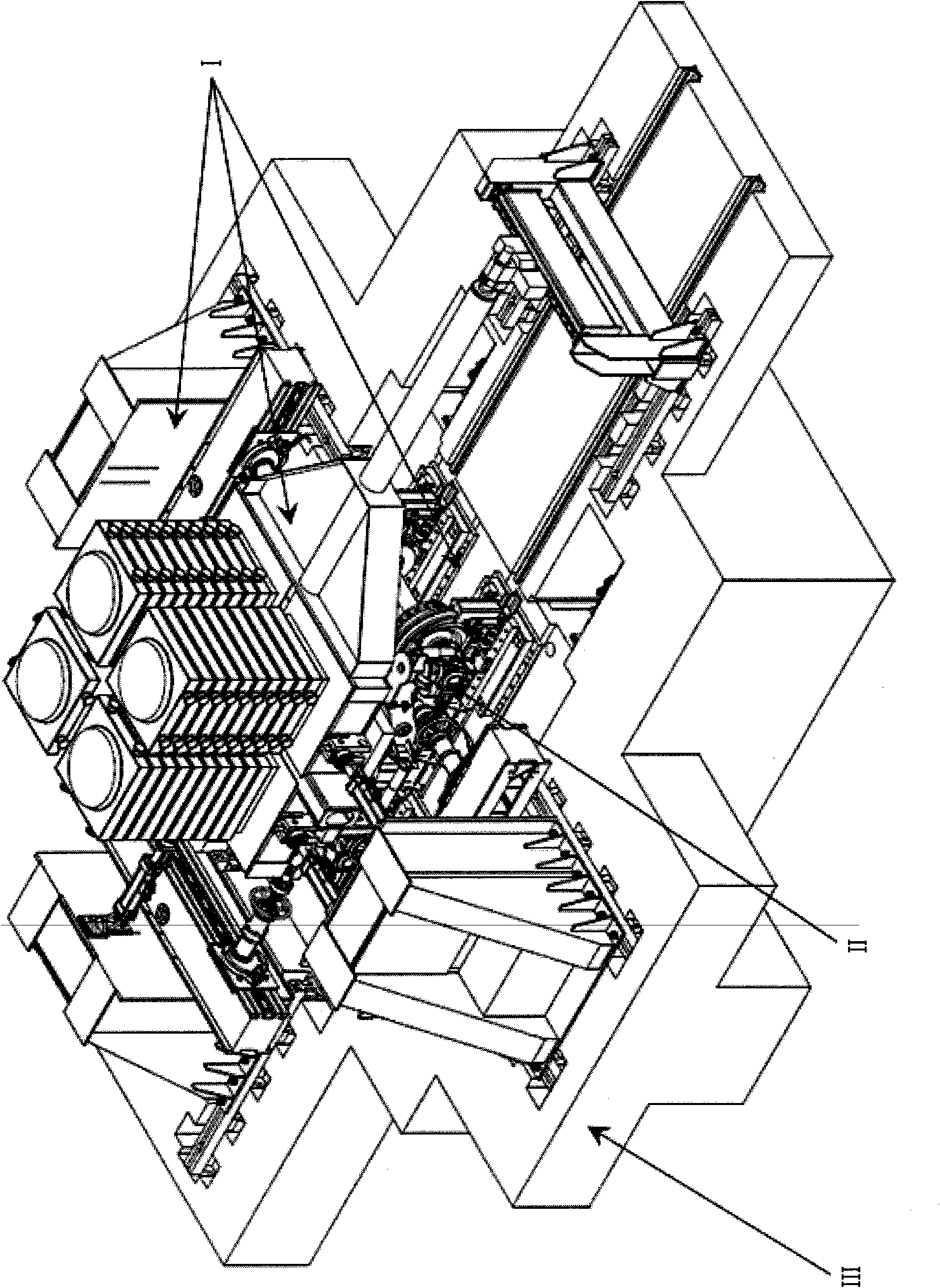 Device for measuring secondary suspension parameters of railway vehicle bogie based on simulated frame