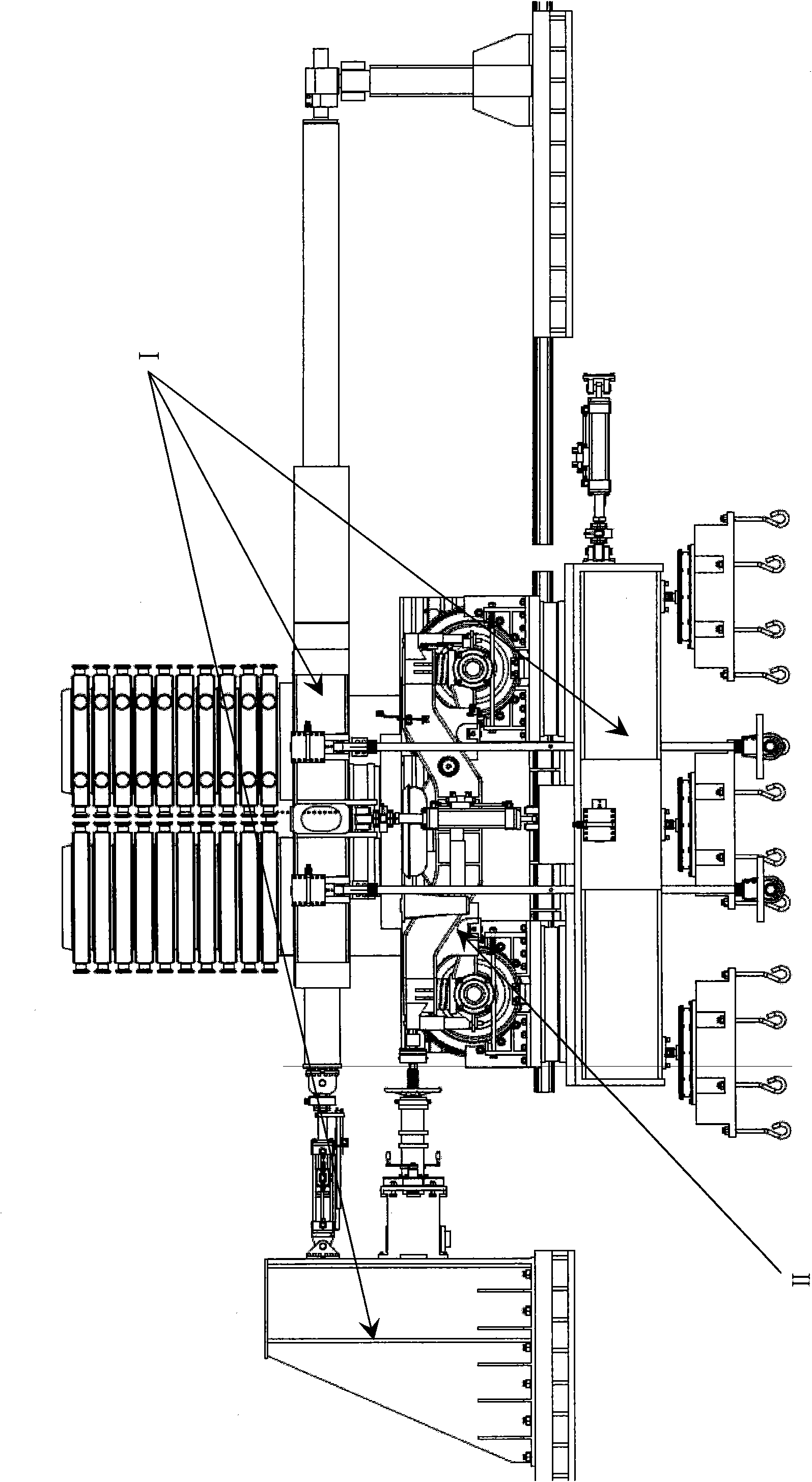 Device for measuring secondary suspension parameters of railway vehicle bogie based on simulated frame