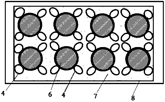 Heat exchange structure with annular fins and heat dissipation device with the heat exchange structure