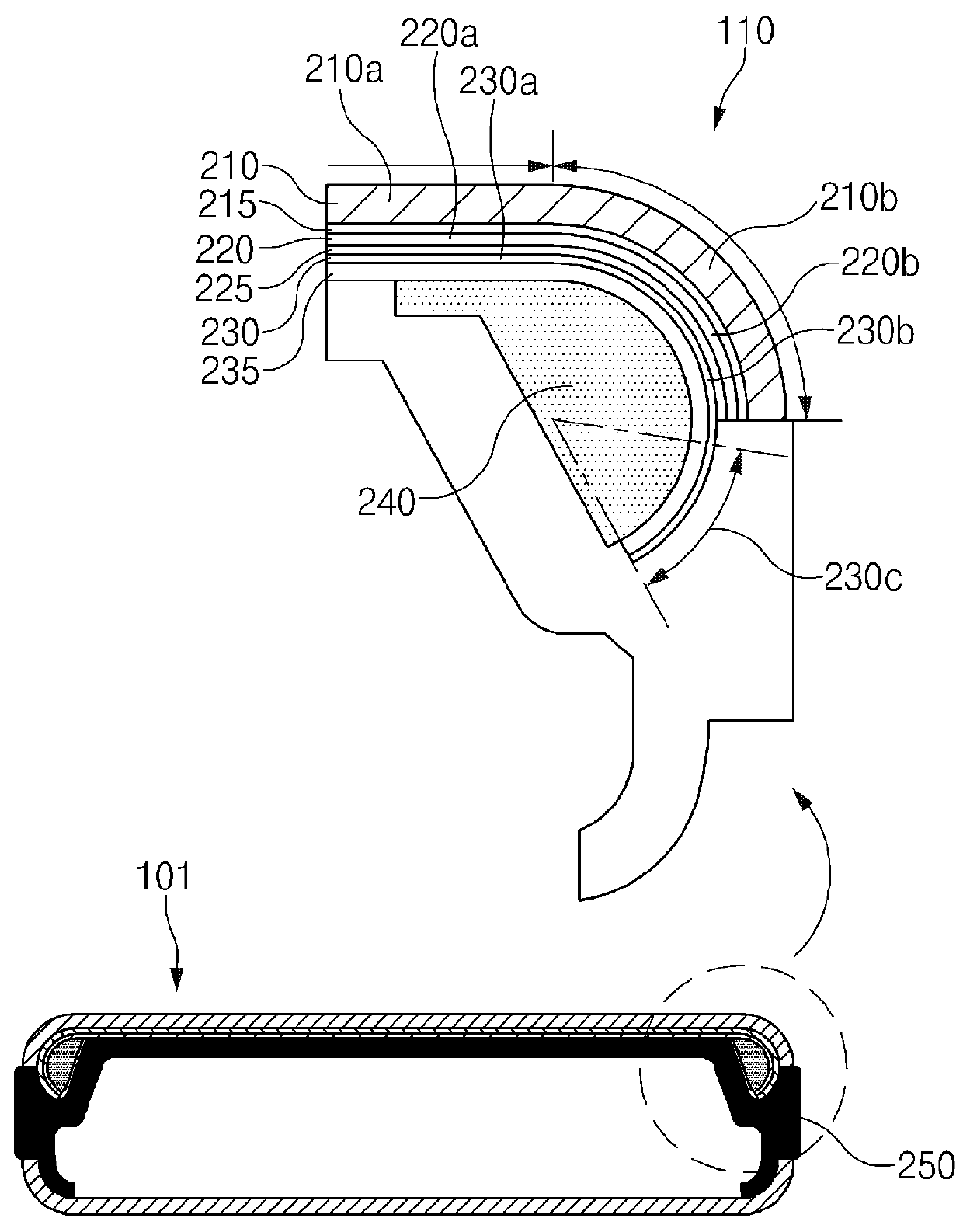 Electronic device with screen