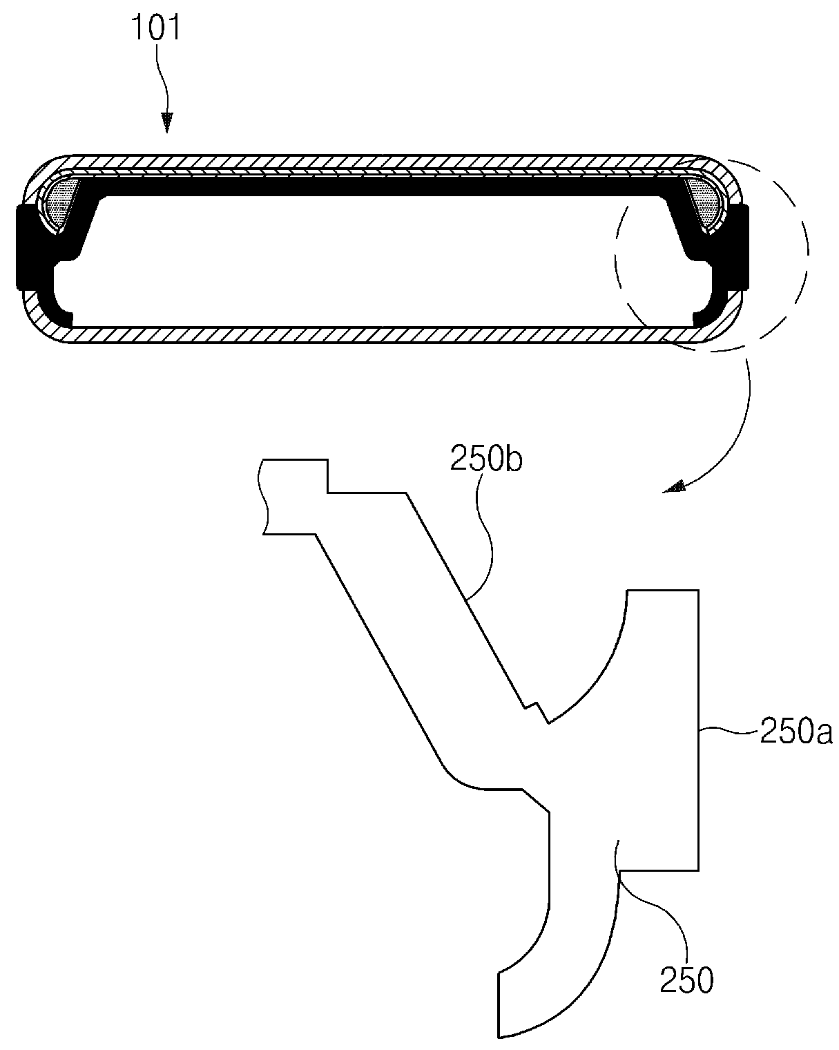 Electronic device with screen