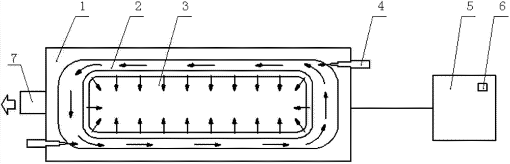 High-speed pulse flame zinc-plating device