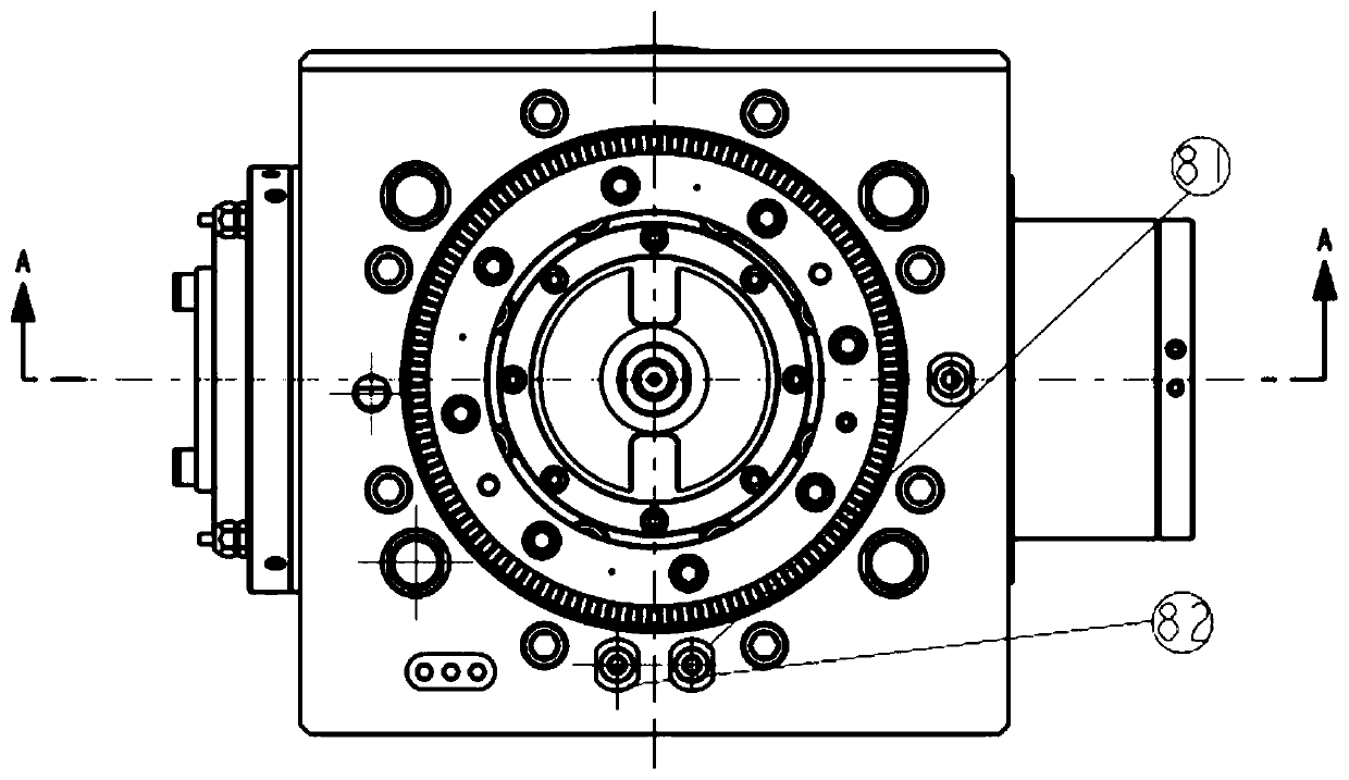 Automatic right-angle milling head device