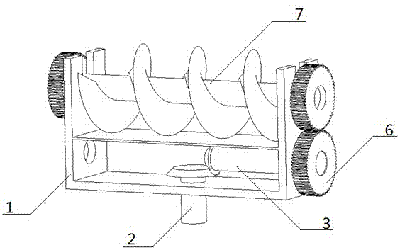 Spiral shaver head