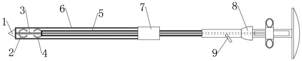 Endoscopic lower intestinal tract anastomotic stoma stenosis resection device