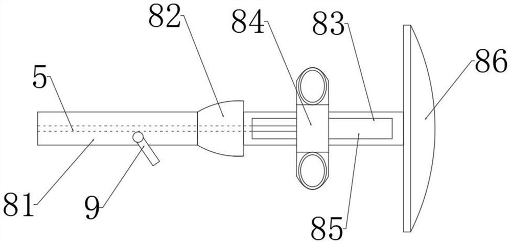 Endoscopic lower intestinal tract anastomotic stoma stenosis resection device