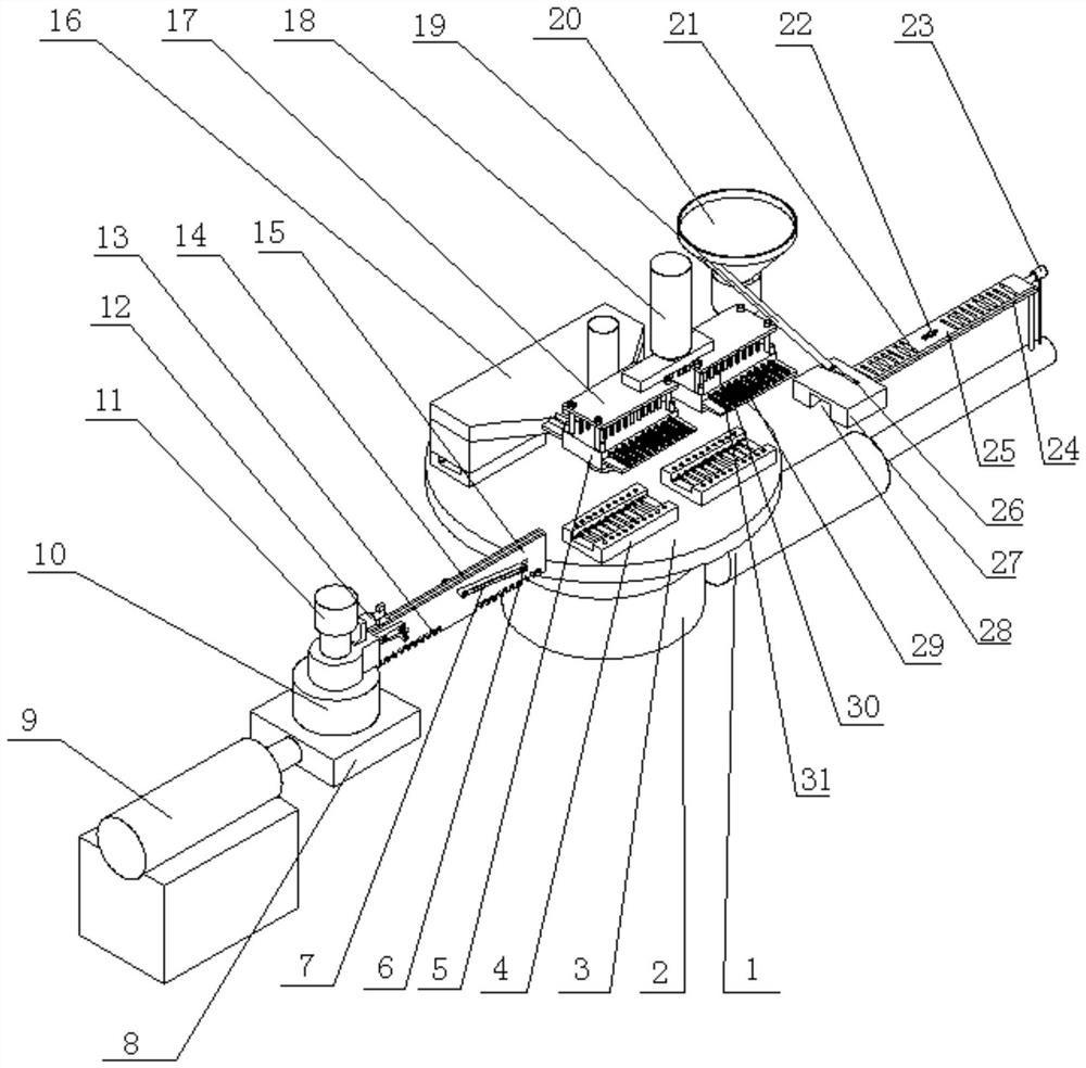 A magic wand automatic production device