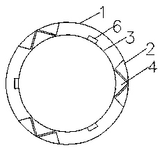 Telescopic pile casing for offshore wind power single pile rock-socketed construction and operation method