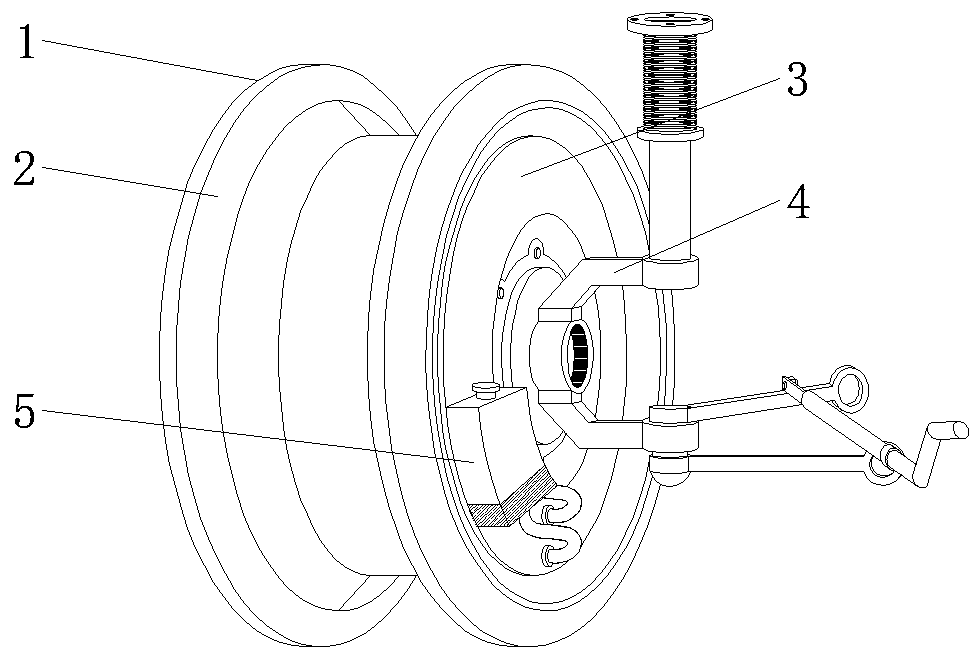 Hub motor and suspension using hub motor