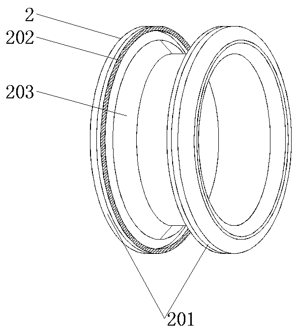 Hub motor and suspension using hub motor