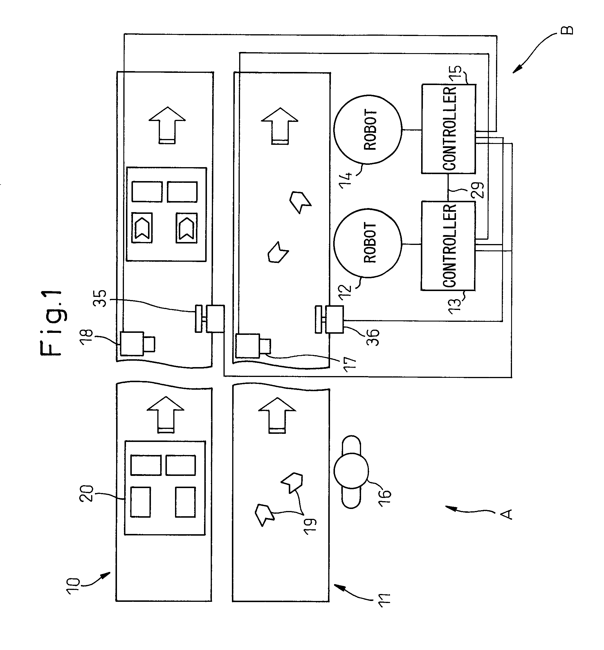 Article conveying robot system