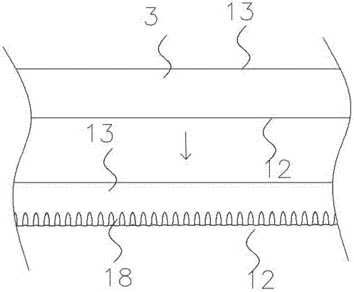 Winding sheet high frequency welding feeding device