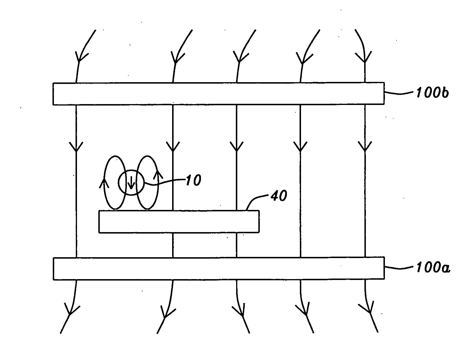 GMR biosensor with aligned magnetic field